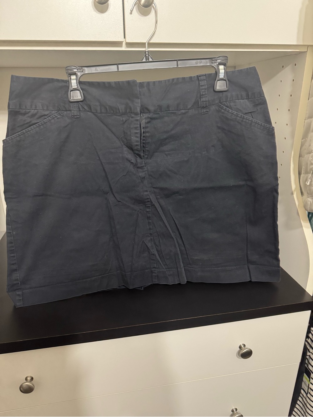 Classic Navy Cotton Mini Skirt/skort